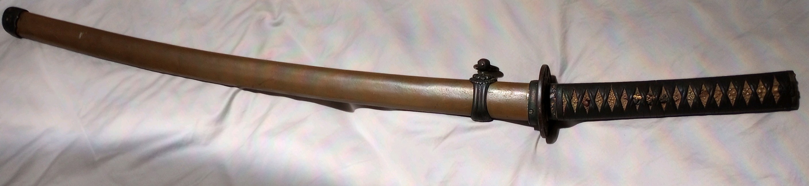WWII scabbard back